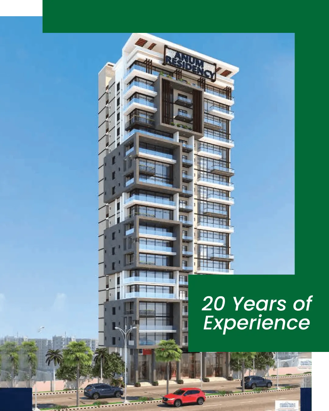 Anum Residency, with a 20 Years of Experience badge